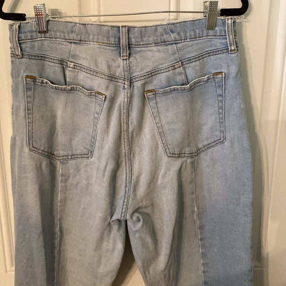 Abercrombie & Fitch 90s Vertical Splice The Ankle Straight Ultra High Rise Jeans - Picture 11 of 14